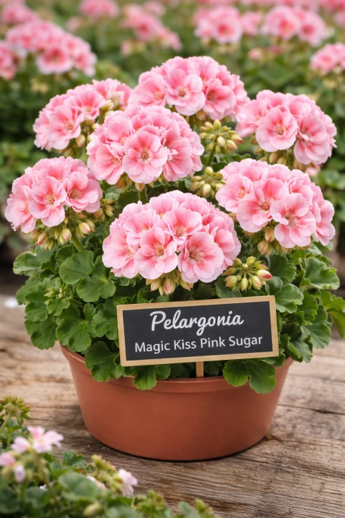 Pelargonia Magic Kiss Pink Sugar P9