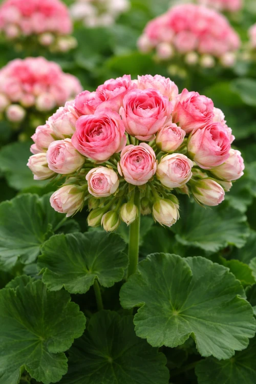 Pelargonia Zonale - Rosebud Astrid P9